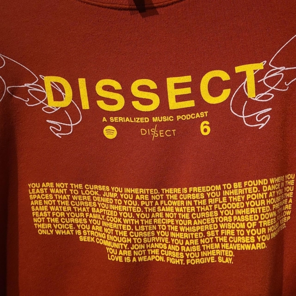 CROP TOP SWEATER by Dissect Music Podcast. - Picture 3 of 4